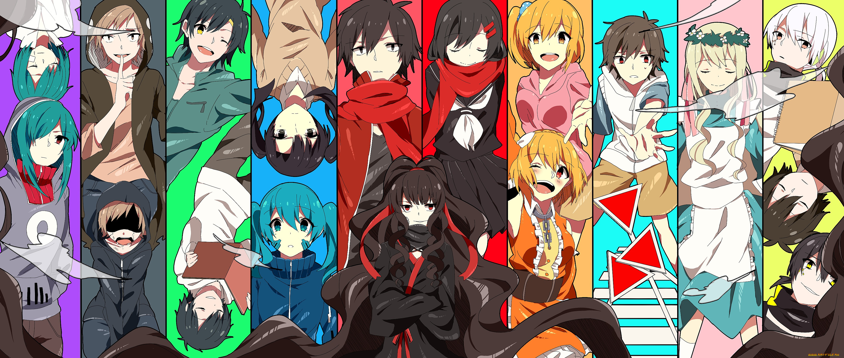 Обои Аниме Kagerou Project, обои для рабочего стола, фотографии аниме, kagerou  project, mekakucity, actors Обои для рабочего стола, скачать обои картинки  заставки на рабочий стол.